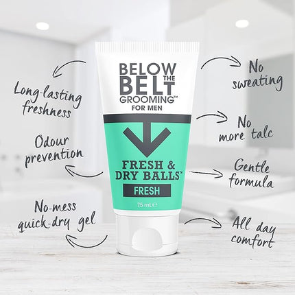 Below The Belt Grooming - Fresh & Dry Balls by Below The Belt Grooming