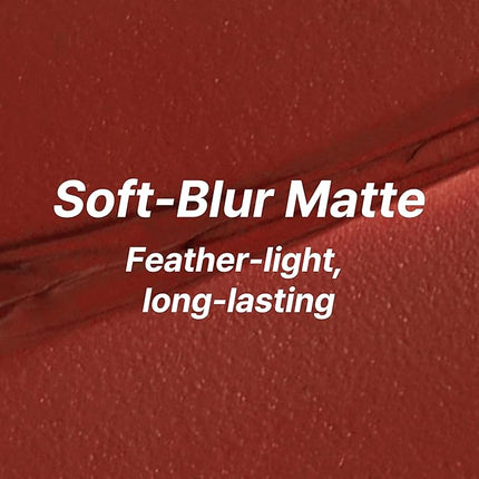 Touch in Sol Vegan Again Blur Core Lip Tint (#Brick Hazel) - Long Lasting, High Pigment Velvet Matte Lip Stain – Lightweight Smooth Blur Finish