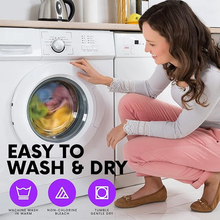 Elaine Karen Multicolored Body Wash Cloths Cotton Washcloths 8 Pack Cotton wash Cloths for Showering, Face Towels Cotton, Rags for Body - Soft and Absorbent - Wash Cloths for Body, 12 x 12 Inches