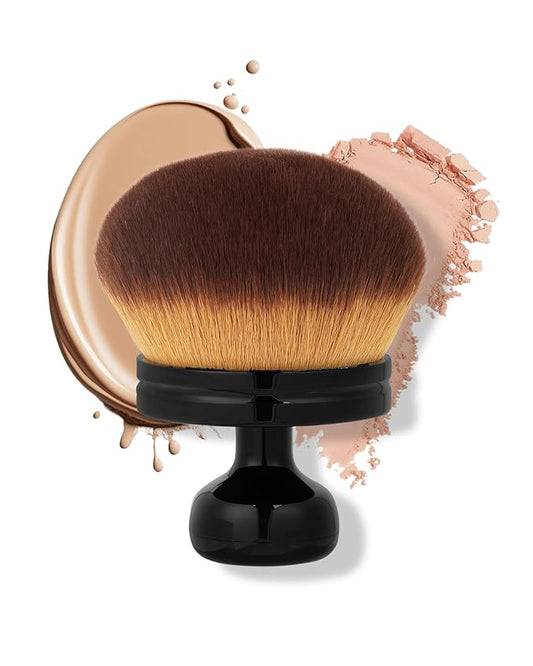 Extra Large Body Makeup Brush Self Tanner Kabuki Foundation Brush for Leg Face Makeup, Back Lotion Sunscreen Applicator Self Tanning Bronzer Blending Brush for Liquid Beauty Cream Blush Concealer