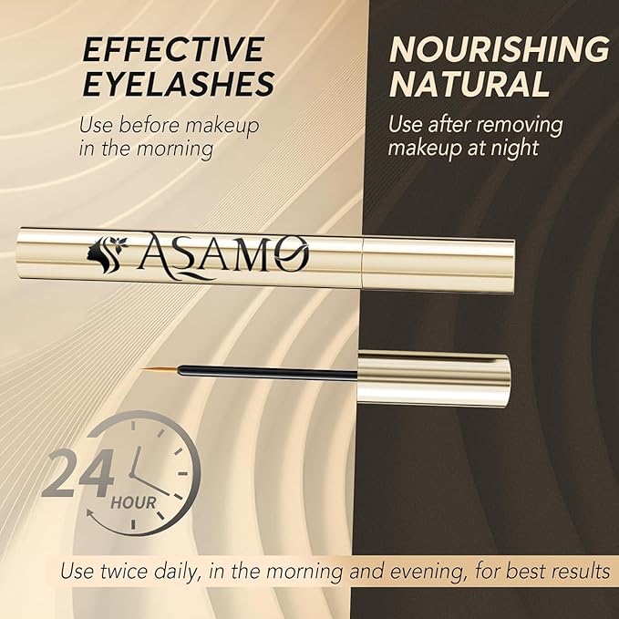 Eyelash Growth Serum – Lash Serum for Eyelash Growth with 15 Plant Extracts for Longer Thicker Fuller Lashes Nourishing Formula to Enhance Natural Beauty Hypoallergenic Oil Free lash growth serum -3ml