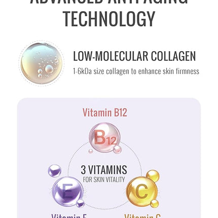 ISA KNOX Age Focus Vital Collagen Skincare Set (14.54 fl oz) - Korean Skincare for Firming, Hydrating, and Nourishing. with Low-Molecular Collagen and Essential Vitamins.