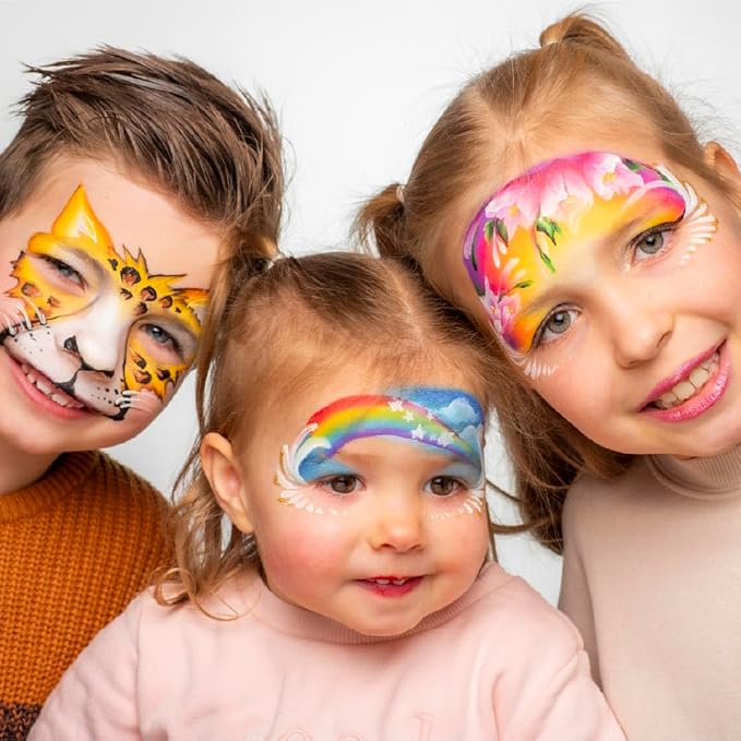 1 Stroke Palette 10 x 10g Face and Body Paint