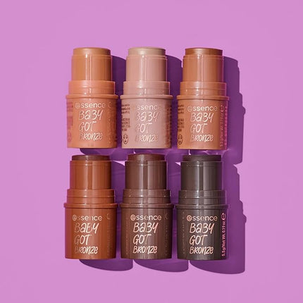 essence | Baby Got Bronze Stick | Cream Bronzer Easy to Apply & Blend | Vegan & Cruelty Free | Free From Gluten, Parabens, Preservatives, & Microplastic Particles (40 | Hazelnut Hug)