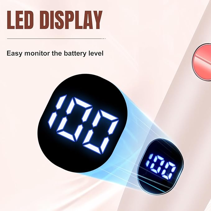 Karrte 2-in-1 Women Electric Shaver Dual Head Bikini Trimmer, Razors for Shaving Pubic Hair, Wet and Dry Cordless Painless Hair Removal for Private Area Pink