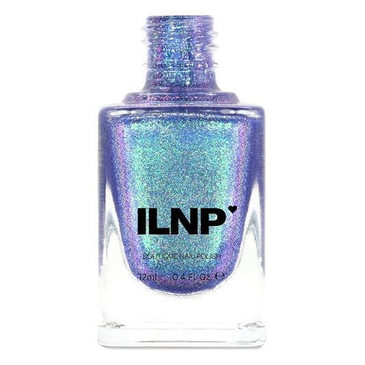 ILNP Drive-In - Iridescent Deep Purple Holographic Jelly Nail Polish