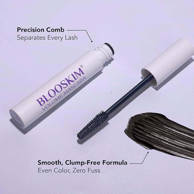 Mascara for Older Women: Hypoallergenic Black Prime Mascara for Sensitive Eyes, Non-Clumping Formula for Mature Women, 5.5g