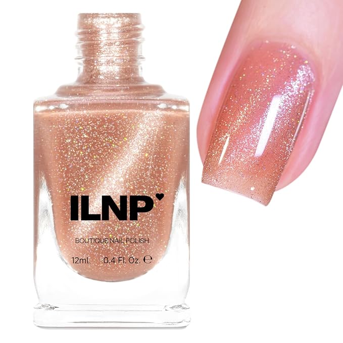 ILNP Sandbar - Sandy Beige Magnetic Holographic Nail Polish