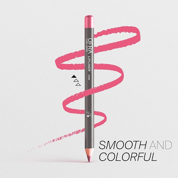 OFRA Pink Lipliner Pencil - High-Pigment, Long-Lasting, Creamy Formula - 0.04oz