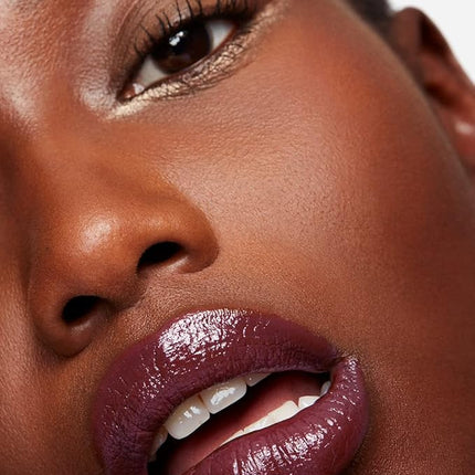 MAKE Beauty Serum Balm Intense, Hydrating Lip Gloss. Pigmented Vegan Moisturizing Lip Oil with Plumping Effect. Lip Emollient Treatment for Soft, Smooth, Shiny Lips - Shade, Lilac Layer+