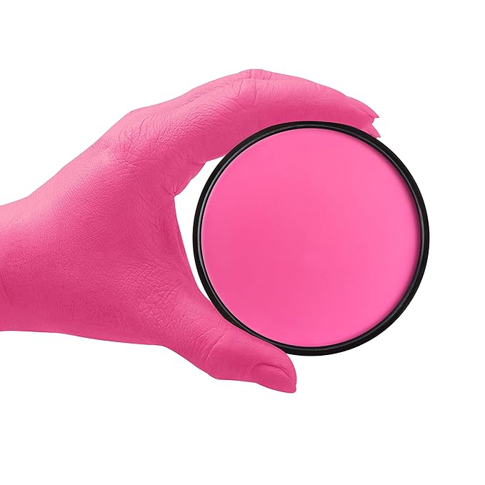 MEICOLY Hot Pink Face Body Paint,30g/1.05oz Water Based Washable Full Body Paint,Single Face Painting for for Adults and Children,SFX Halloween Special Effects,Pink