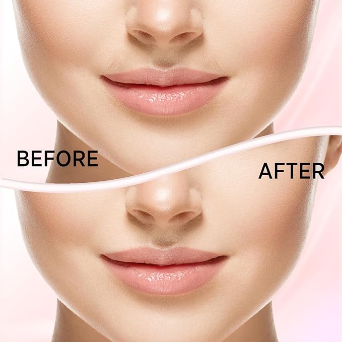 Facial Hair Removal for Women: Electric Face Razor with LED Light - Painless & Instant Results Mini Shaver for Travel Use