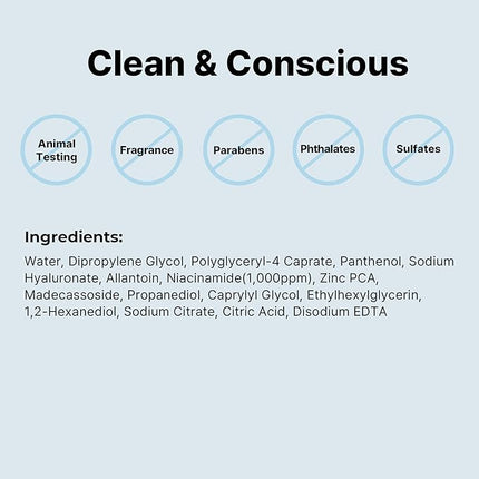 COSRX Low pH Niacinamide Micellar Cleansing Water Daily Mild Facial Cleansing Wash for Sensitive Skin, Sebum control, Korean Skin Care (13.52fl.oz/400ml)