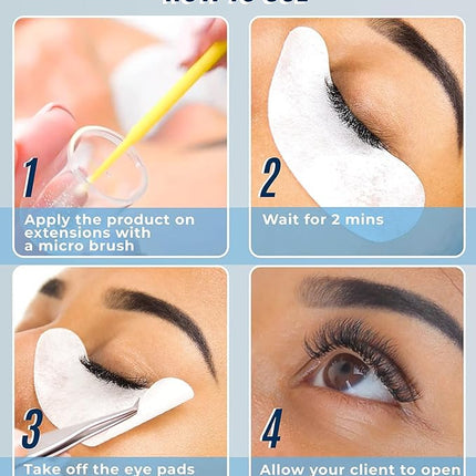 STACY LASH Bonder for Eyelash Extensions /0.50fl.oz./15ml/Reduces Lash Extension Glue Fumes/Super Sealer/Lash Tech Supplies/Lash Primer Aid/Professional Use