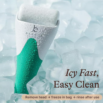 Ice Roller for Face - Smoothes Fine Lines & Wrinkles, Face & Eye Roller for Puffy Eyes, Valentines Day Gifts, Skin Care Massager, Beauty Gift That Helps Relieve Migraines, Facial & Spa Gifts for Women