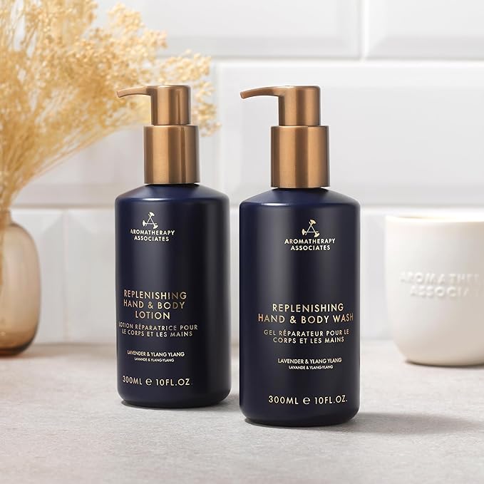 Aromatherapy Associates Balance Replenishing Hand and Body Lotion Skin Care, Fresh Moisturizing Hand Lotion for Women and Men, 10 fl. oz.