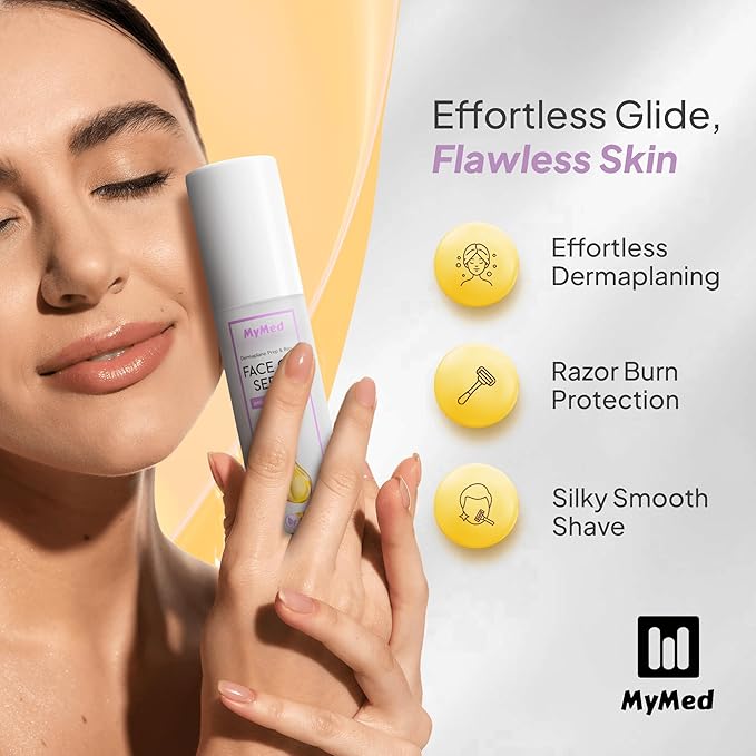 Dermaplane Oil with Jojoba & Vitamin E for Smooth, Radiant Skin - 1.70 Fl Oz Dermaplaning Oil, All-Natural, for Dermaplaning, Perfect for Sensitive Skin For Women