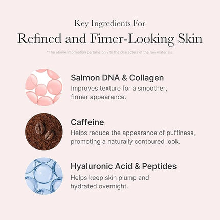 medicube Wrapping Mask PDRN Caffeine Overnight Peel Off Facial Mask | Firming, Depuffing & Hydration | Caffeine, Collagen For Refined, Glass Skin & Face Contour Support | Korean Skin Care, 2.53 fl.oz