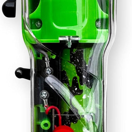 TPOB Slime 2 Barber Hair Clippers Trimmer Shaver Set for Men with Matte Green Case and X Fade Blade