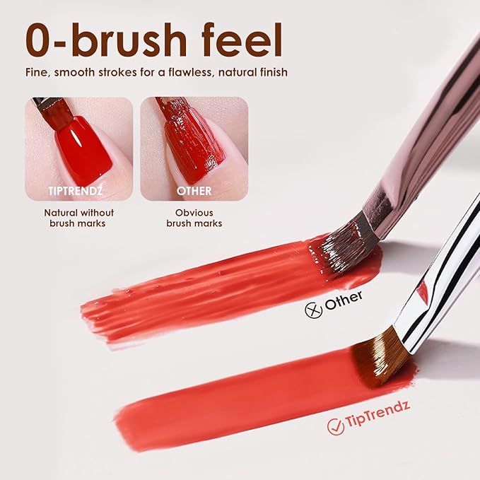 Nail Art Brush Short Line Pen - Precision Tool for Detailed Nail Design, Fine Lines, edge and Intricate Patterns, 12