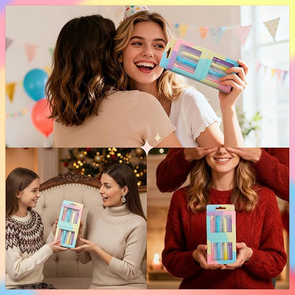 docolor Eye Makeup Brush Set, 4 Pcs Professional Blending Eyeshadow Makeup Brushes Concealer Brush Eyebrow Brush, Soft Hairs & Wood Handle, Vegan ＆ Cruelty-Free