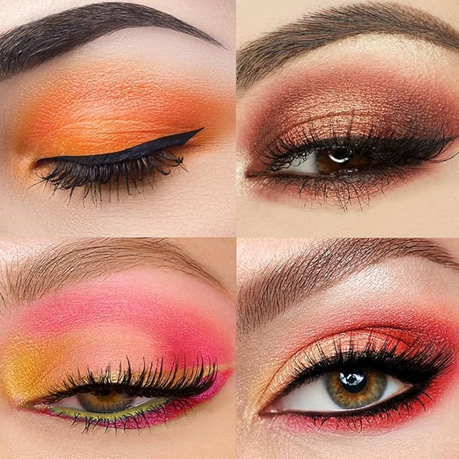 Tintark Peach Please 18 Colour Eyeshadow Palette for Beauty - Eyeshadow Cosmetics with Matte Metallic Sparkle Shimmer Pink & Highlighter Eye Makeup for Girls & Powder Eye Shadow Pallet