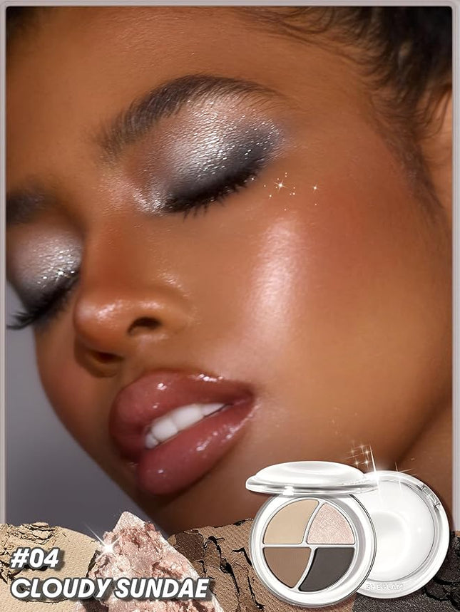 SHEGLAM Daydreamer Mini Palette 4 Colors Eyeshadow Palette - Cloudy Sundae