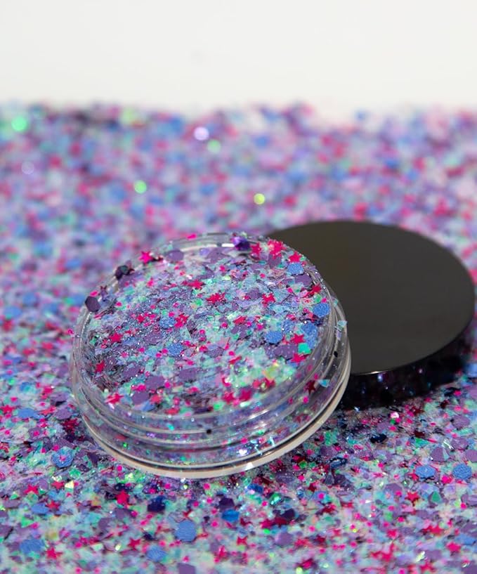 Unicorn Strobe Chunky Glitter // Karizma Beauty for Face and Body Festival Sparkles 10g