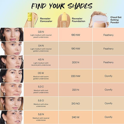 Kosas Revealer Concealer - Medium Coverage Makeup with Hyaluronic Acid, Conceals Dark Circles Under Eyes, Dark Spots and Blemishes + Brightens, Hydrates, Long-Lasting & Vegan, (Tone 3.8 N)