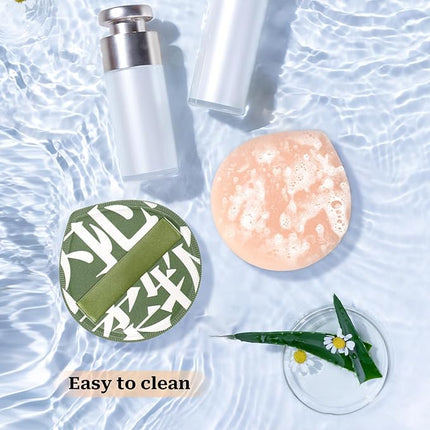 4 PCS Korean Makeup Puff, Soft Makeup Sponges Teardrop Setting Powder Puff Face Cushion Sponge for Foundation Concealer Liquid Cream - Medium