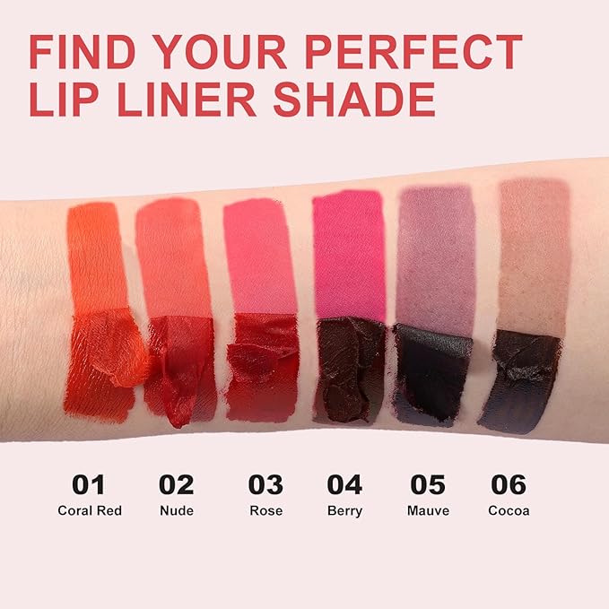 Lip Stain - Peel Off Lip Stain, Long Lasting Lip Liner with Matte Finish, Waterproof, Transfer-proof, Highly Pigmented Color (#04 Berry)