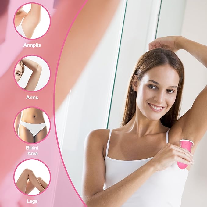 Women's Electric Razor | Wet & Dry Shaver for Legs,Bikini, Underarms with Bikini Trimmer & Hypoallergenic Foil for Sensitive Skin,Pink/uyg1