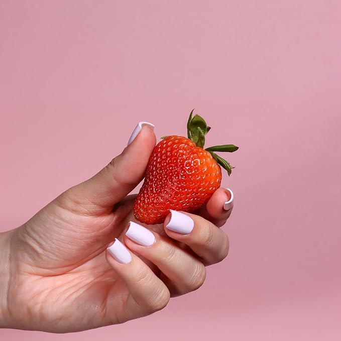 LONDONTOWN lakur Nail Polish - Chip-Resistant, Non-Toxic, Conditions & Hydrates Nails | Glossy Milky Pink, Strawberry Milk, .40 fl oz