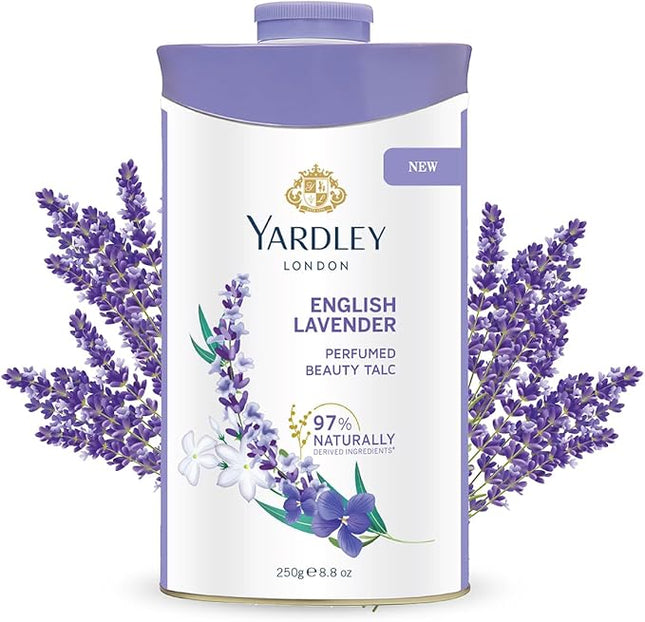 Yardley English Lavender Perfumed Talc, 250Gm