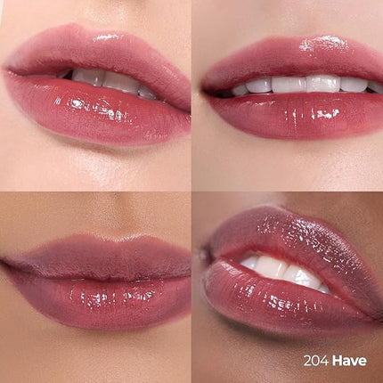 Laka 24HR Bonding Glow Lipstick, 3.7g/0.13oz., Long Lasting High-Shine Lipstick with Rich Color & Glassy Finish (#204 Have)