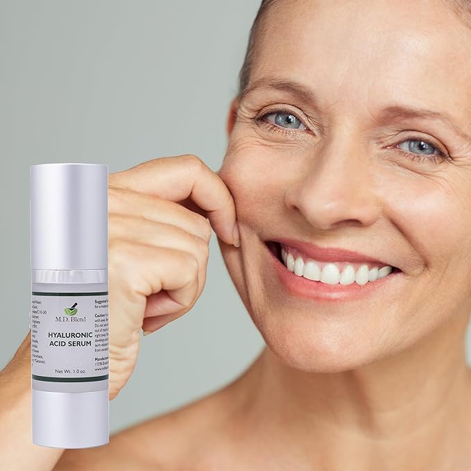 Hyaluronic Acid Serum | Face Moisturizing Skincare Serum for Smooth Youthful Complexion | Professional Strength Hyaluronic With Retinol Alternative - 30ml Airless Pump