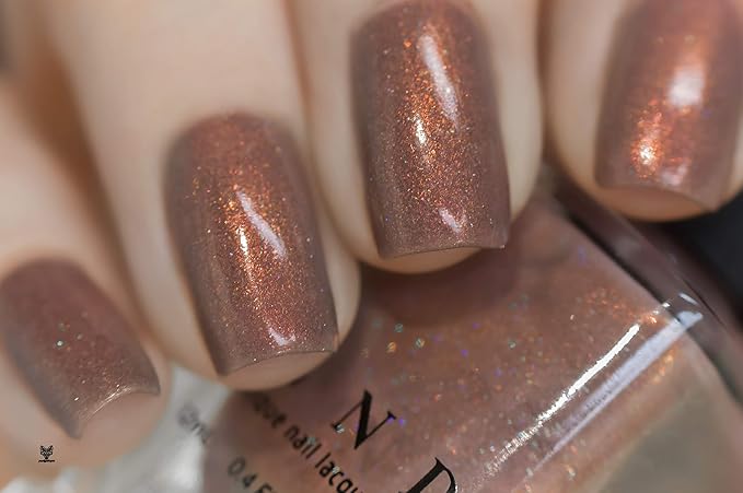 ILNP Quicksand - Refined Warm Taupe Holographic Nail Polish