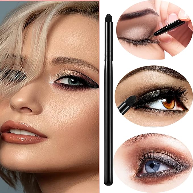 Eyeliner Smudge Brush Sponge,5 Pcs Soft Eyeshadow Applicators Blending Brush,Eye Pencil Eyeliner Brush Makeup Tools Y