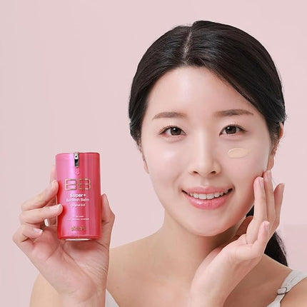 SKIN79 Super Plus Beblesh Balm Pink BB Cream 40g, 2 Pack, US Version K Beauty Flawless Radiant Base Foundation Makeup Blemish Cover Tinted Moisturizer Pink 21 color