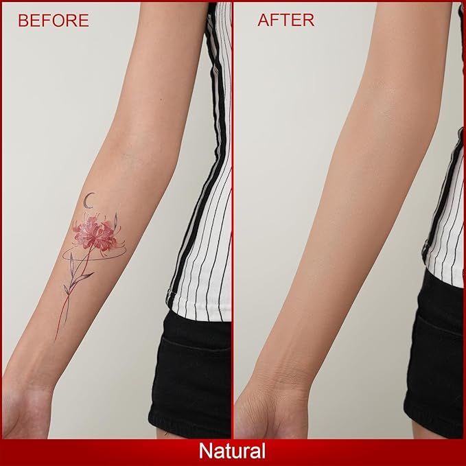 Body Coverage Perfector - Tattoo Cover Up Makeup,Body Foundation,Waterproof No Transfer Leg & Body Makeup (DEEP)