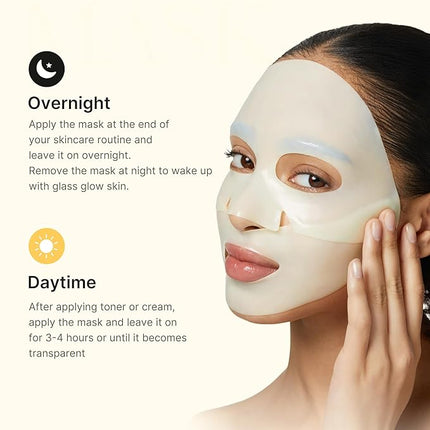 medicube Jelly Gel Mask with Brightening Kojic Acid Turmeric | Overnight Face Mask for Glass Glow Skin | Elasticity, Hydrating, Firming and Radiance Boosting | Korean Skincare, 28g x 4ea