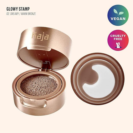 KAJA Glowy Stamp | Blendable Liquid Highlighter | 02 Dreamy | Cruelty-free, Vegan, Paraben-free, Sulfate-free, Phthalates-free, K-Beauty