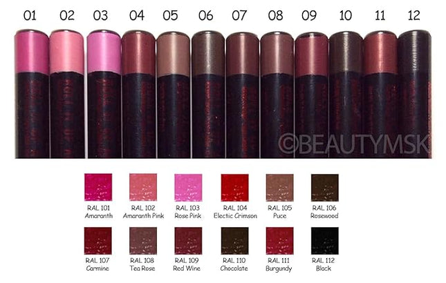 J.cat Beauty Roll It up Auto Lip Pencil Liner All 12 Colors