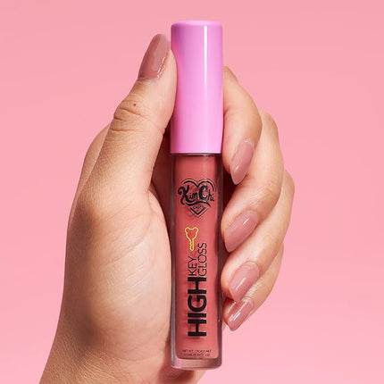 Kimchi Chic Beauty High Key Gloss, High-Shine Lip Gloss Helps Illuminate Your Look and Face, Non-Sticky, Pink With Deep Peach Undertone, 09 Soda Pop, 3.5ml