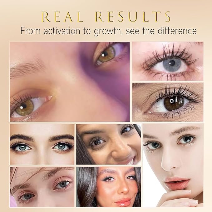 Eyelash Growth Serum – Lash Serum for Eyelash Growth with 15 Plant Extracts for Longer Thicker Fuller Lashes Nourishing Formula to Enhance Natural Beauty Hypoallergenic Oil Free lash growth serum -3ml
