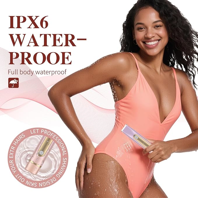 Dual-Head Women's Hair Trimmer – Safe Body, Bikini & Facial Hair Removal, Wet & Dry, USB Rechargeable, Travel-Friendly Personal Grooming