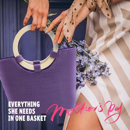 Spa Luxetique Gift Baskets for Women, Mothers Day Gifts for Mom, 11pcs Lavender Sets, Relaxing Bath Sets for Women, Christmas Gifts for Her