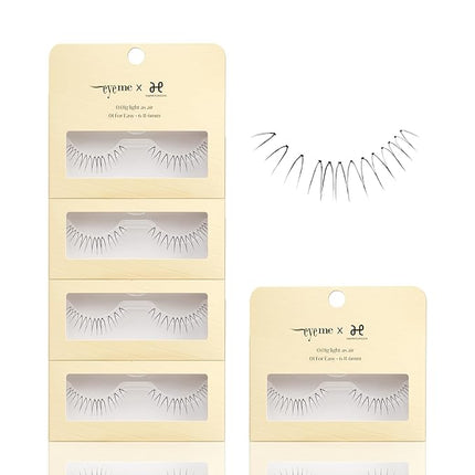 EYEME Eyelash x Artist Collaboration NO.03 – 5 Set Pack, Soft & Natural False Eyelashes, Lightweight Lashes for a Subtle Yet Defined Lash Enhancement, Glue Not Included, K-Beauty