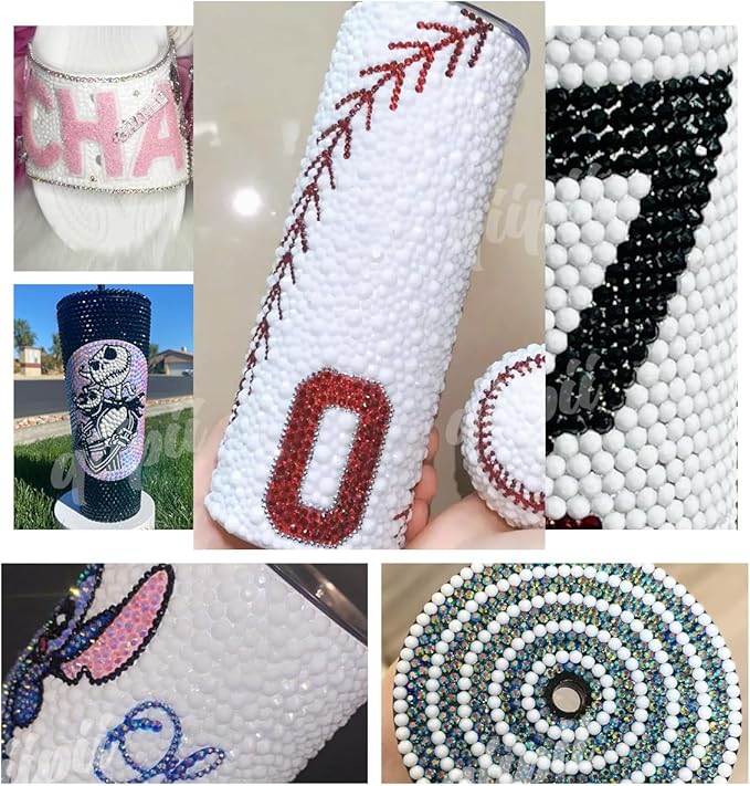 28 Types Black White Transparent Jelly Resin Rhinestones w B7000 Jewelry Glue for Bedazzling Crafting 3-6mm Flatback Stones Gems Diamonds Crystals for Face Eyes Makeup Crafts Tumblers Bottles