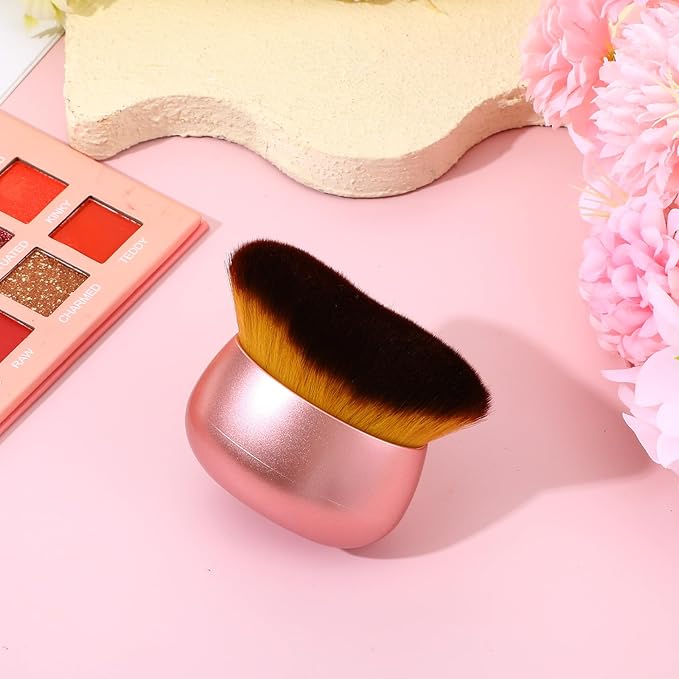 Extra Large Body Makeup Brush for Self Tanner 76 mm Wide-headed Kabuki Brushes Oval Face Back Makeup Brush Provides More Even Pretty Application Wet Dry Use